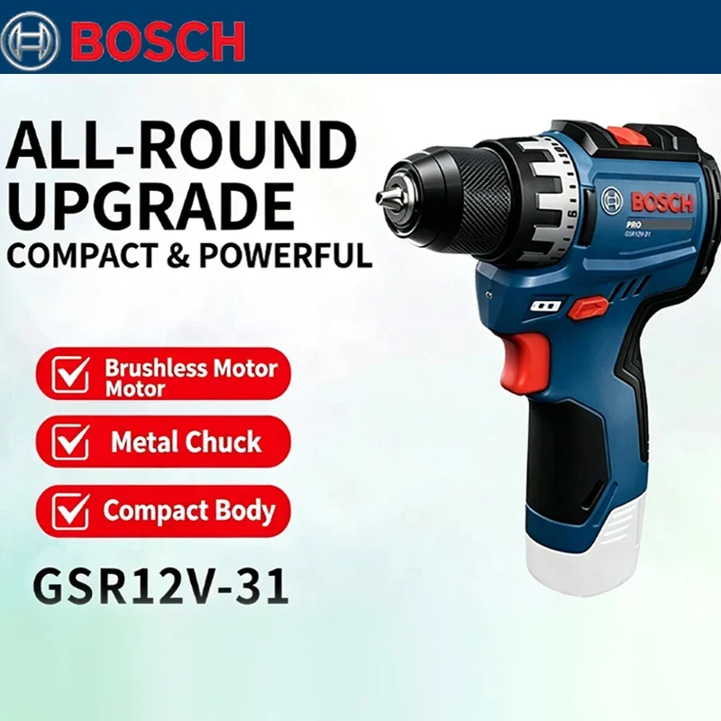 Electronics Repair Tools - Bosch GSR 12V-31 Bürstenloser Elektrobohrer mit